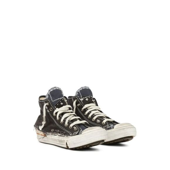 Maison Margiela Women High-Top Sneakers With A Worn-Look Finish